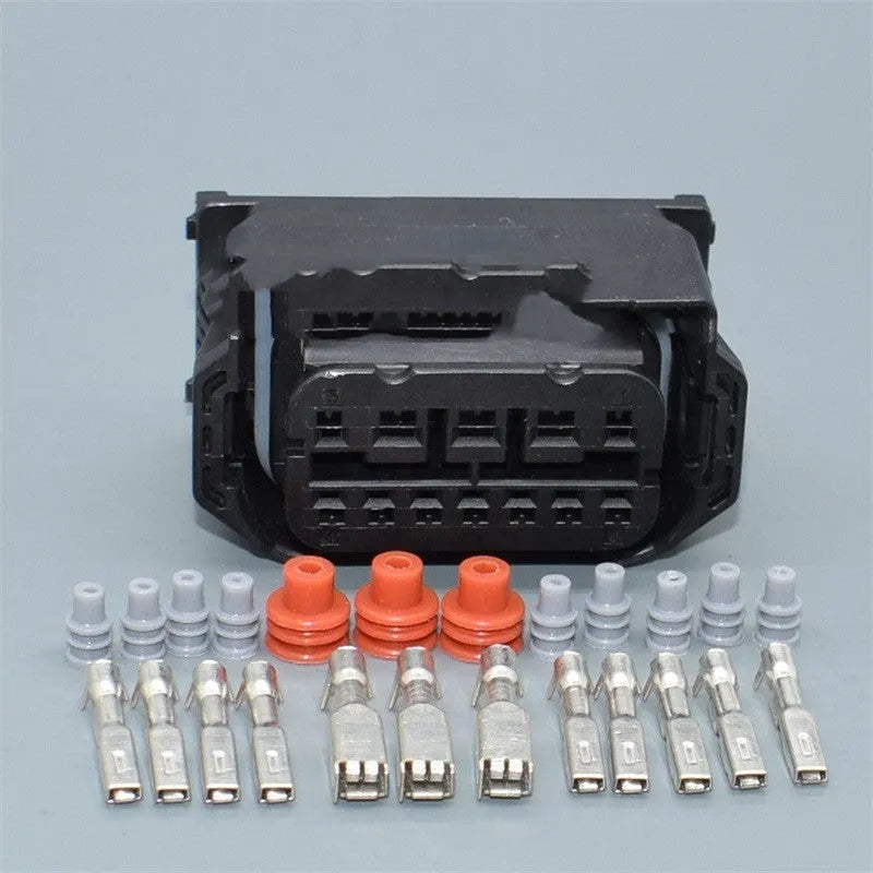 Black BMW headlight electrical plug connector part DJ7121W-1.5 for X1 E90 E92 models