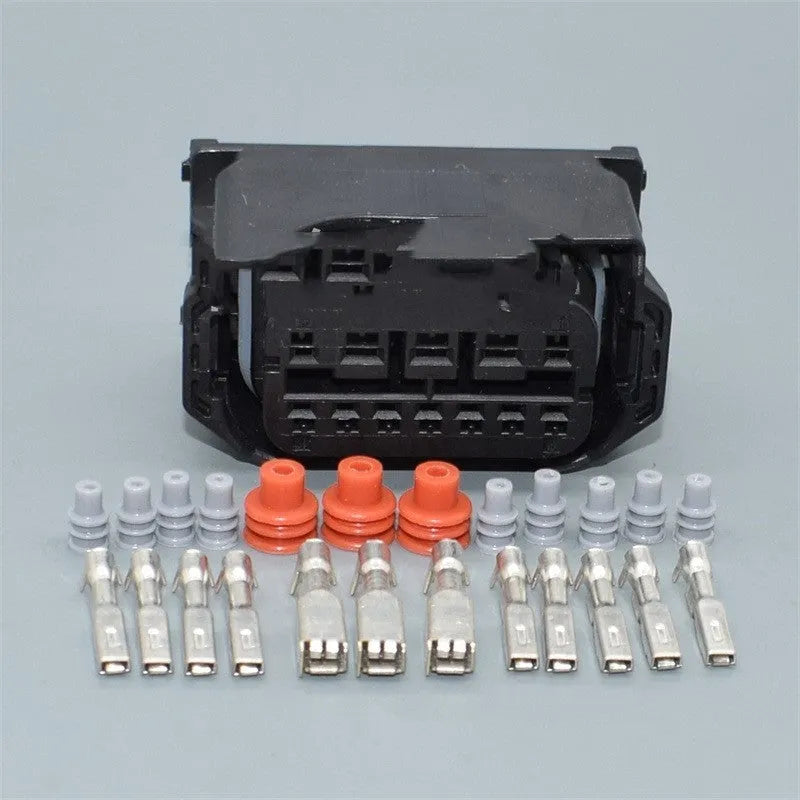 Black BMW headlight electrical plug connector part DJ7121W-1.5 for X1 E90 E92 models