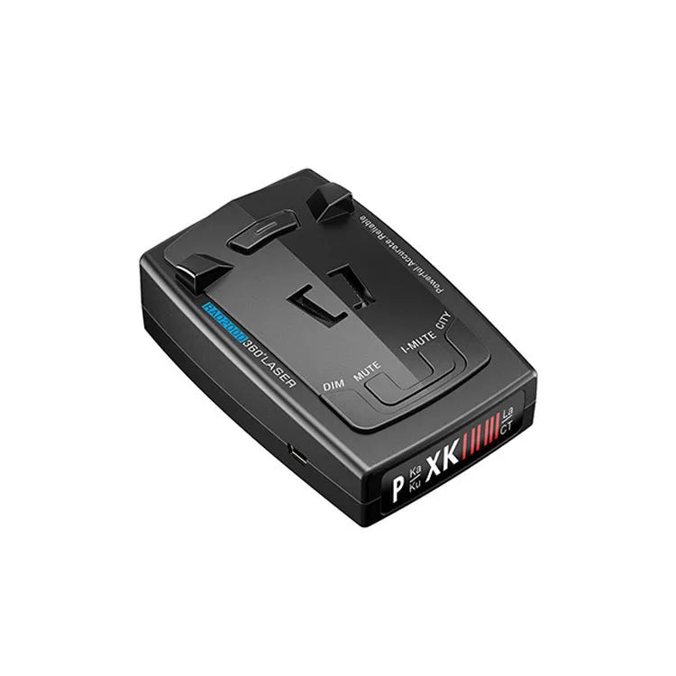 Laser velocimeter for car speed measurement with compact 103mm x 65mm x 28mm dimensions