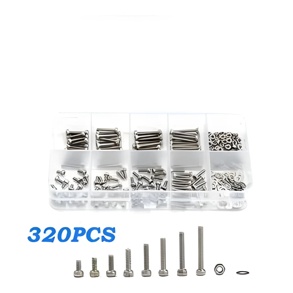 304 stainless steel M2 hexagon socket screw with flat washer in plastic box