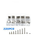 304 stainless steel M2 hexagon socket screw with flat washer in plastic box