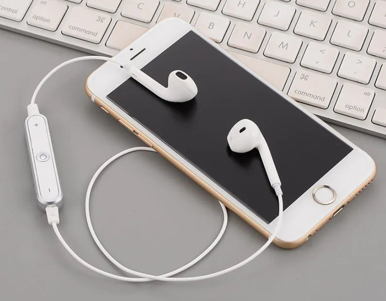 Black Jieli chip Bluetooth wireless headset for iPhone compatibility