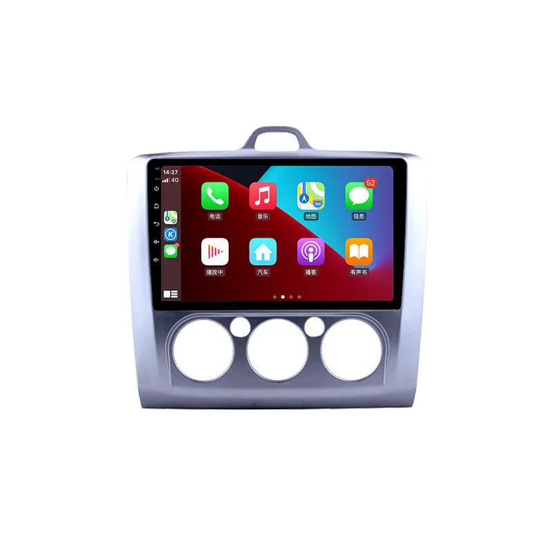 9-inch Android car stereo with wireless CarPlay for Volkswagen Fox manual air conditioning vehicles