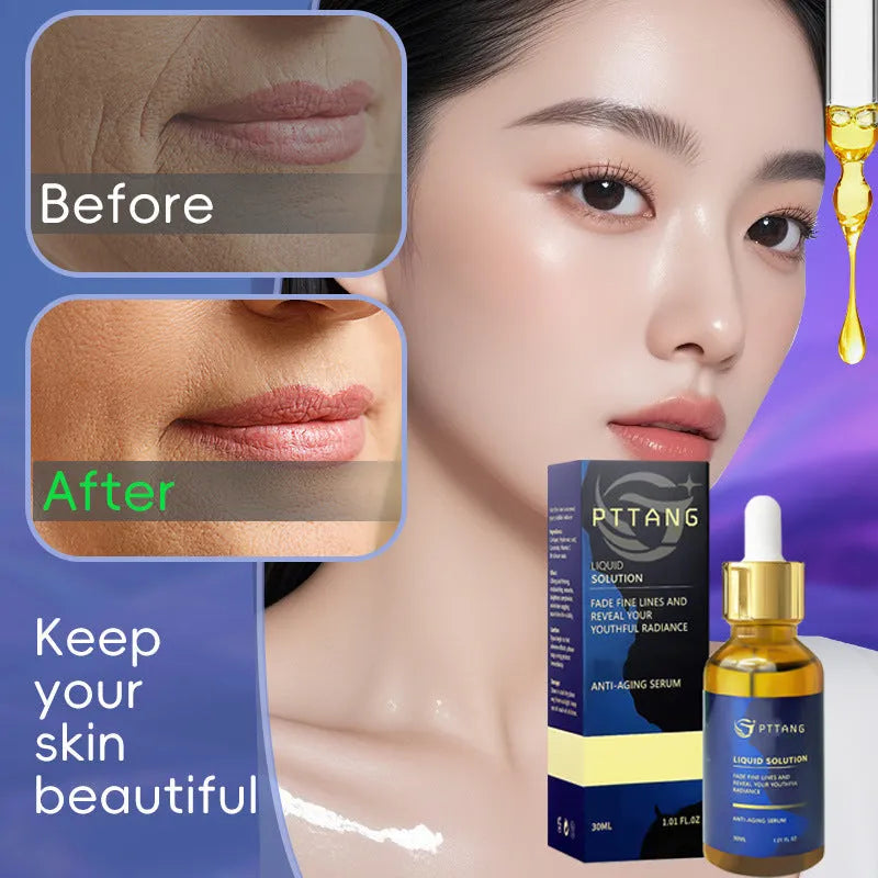 Glorious Facial Liquid moisturiser bottle measuring 10.1 cm tall with care solution for men and women