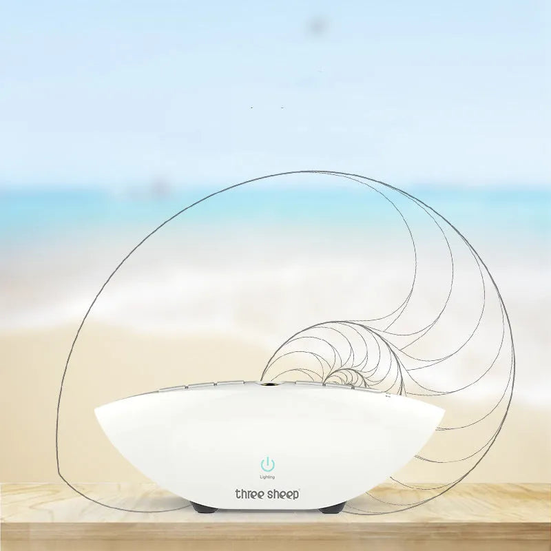 White noise sleep aid machine showing mechanical controls and compact 220mm by 74mm dimensions