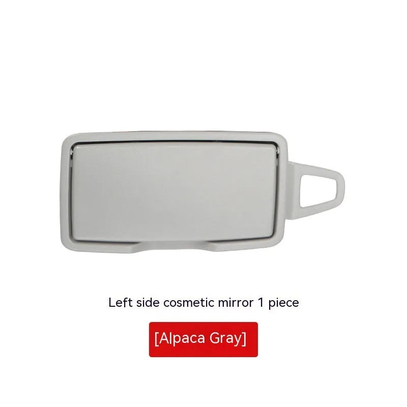 Mercedes GLE class black sun visor cosmetic mirror replacement cover measuring 215mm by 95mm.