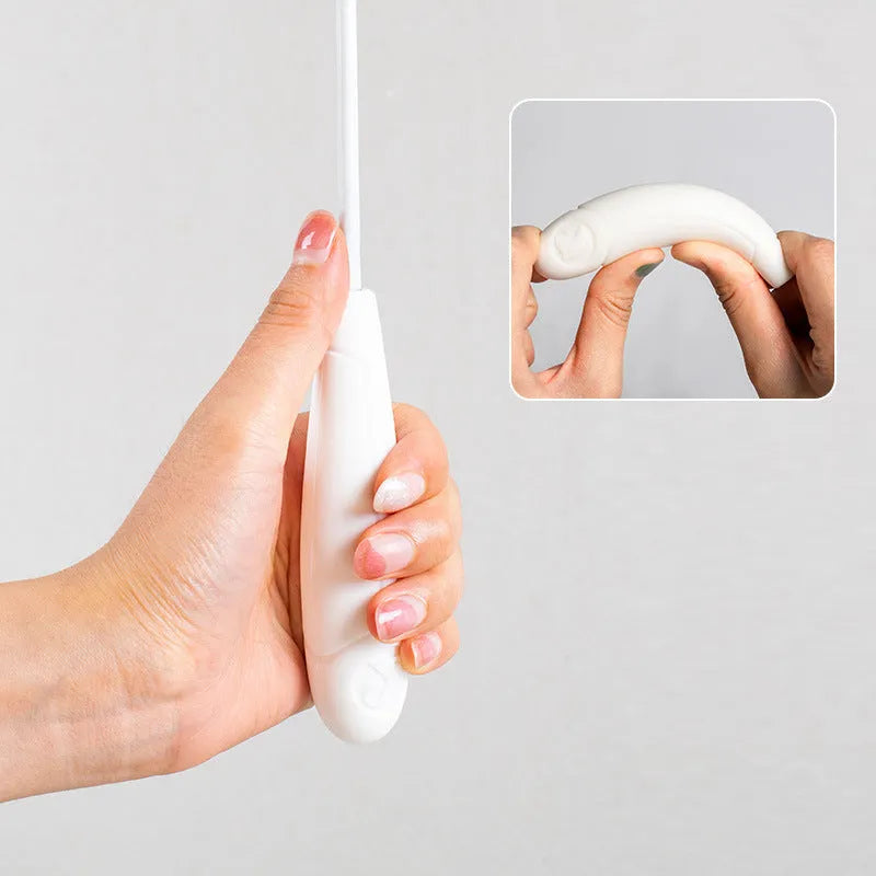 Telescopic cat fishing rod toy extended to 80cm with removable goose feather attachment and integrated bell