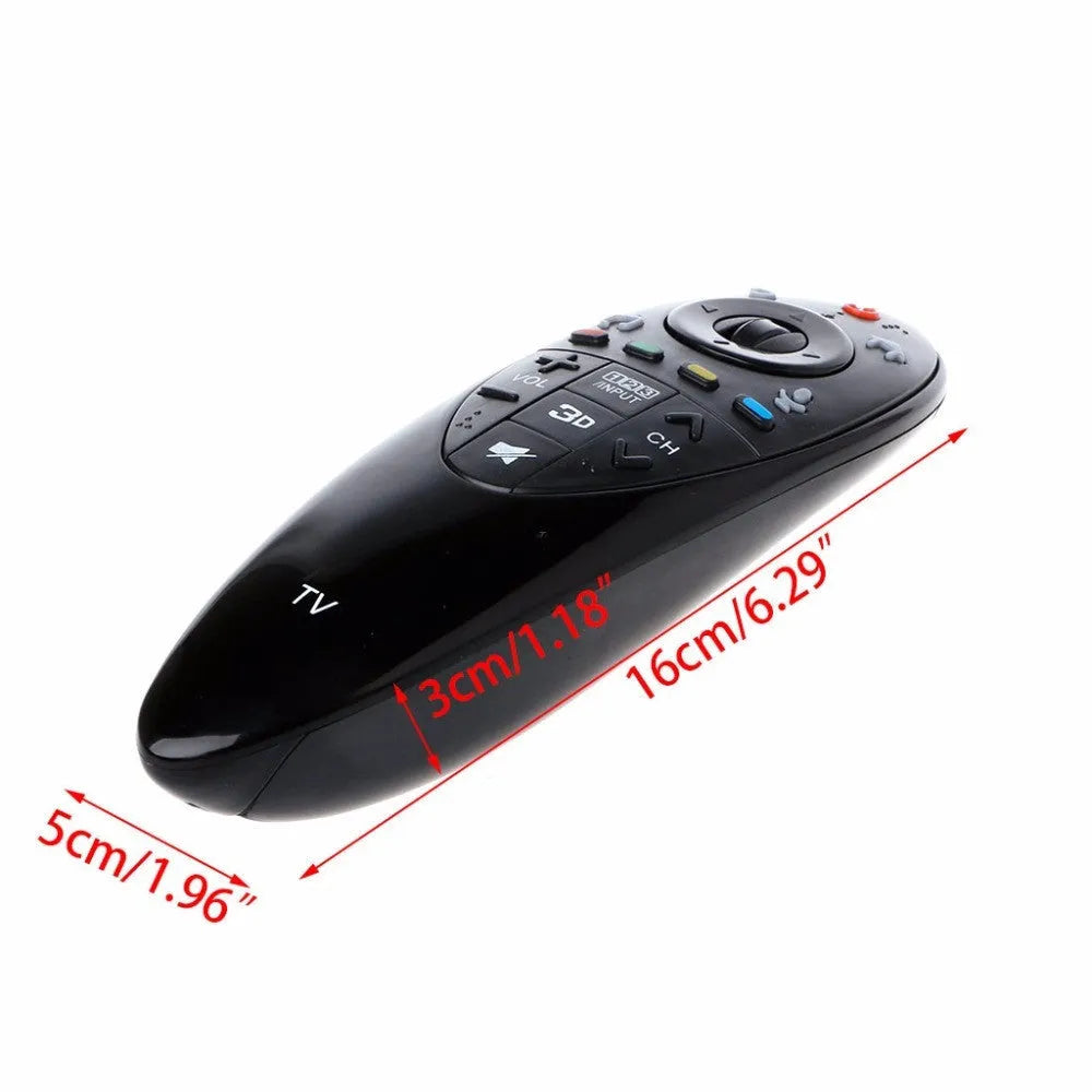 Black LG AN-MR500G replacement remote control showing front button layout.