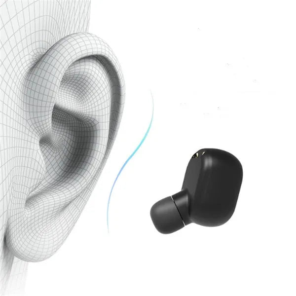 M1 Bluetooth wireless stereo headset with earbud design in black or white colour