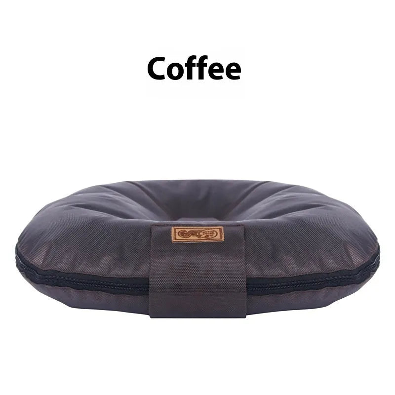 Small removable and washable dog mattress with Oxford cloth cover.
