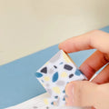 White rubber brick eraser with super clean traceless design for pencil marks