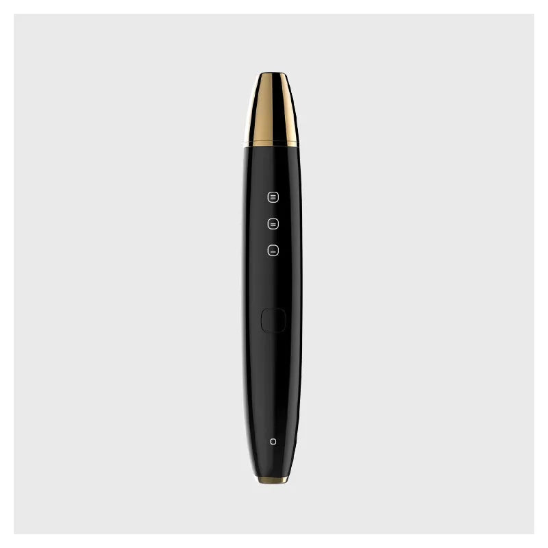 Black eye lift beauty instrument with ABS plastic and zinc alloy body, compact size