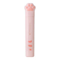 Cat claw folding pen-type scissors, 1.3cm x 8.7cm ABS+ body, shown in Black, Blue, Pink and White