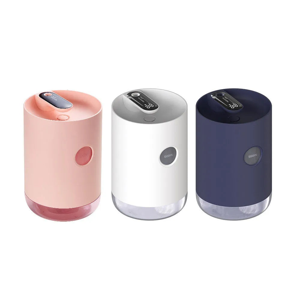 Wireless USB humidifier in white with water tank for small rooms under 10 square metres
