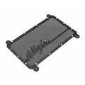Kawasaki Z400 Ninja 400 black radiator mesh cover installed on motorcycle water tank