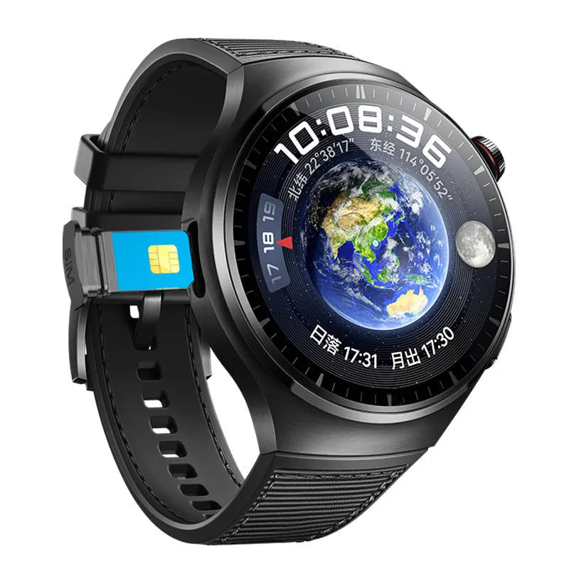 B14 smart watch with AMOLED screen, Bluetooth calling and health monitoring, in black or silver