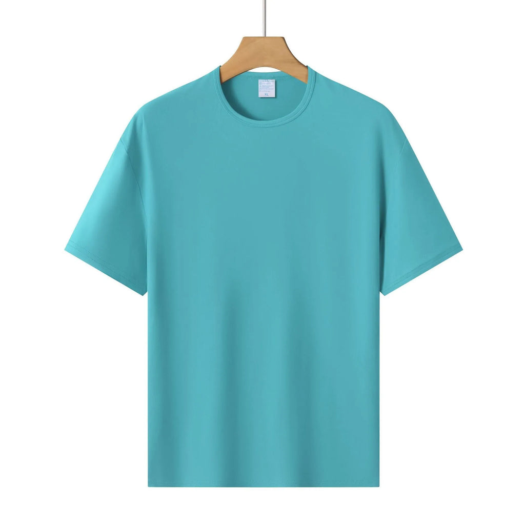 Modal short-sleeved t-shirt in loose fit pullover style for sports meetings available in multiple colours