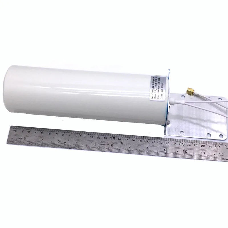 4G LTE router antenna with 12dBi gain, 698-960/1710-2700MHz, 50 Ohm, CRC9 SMA TS9 connector options