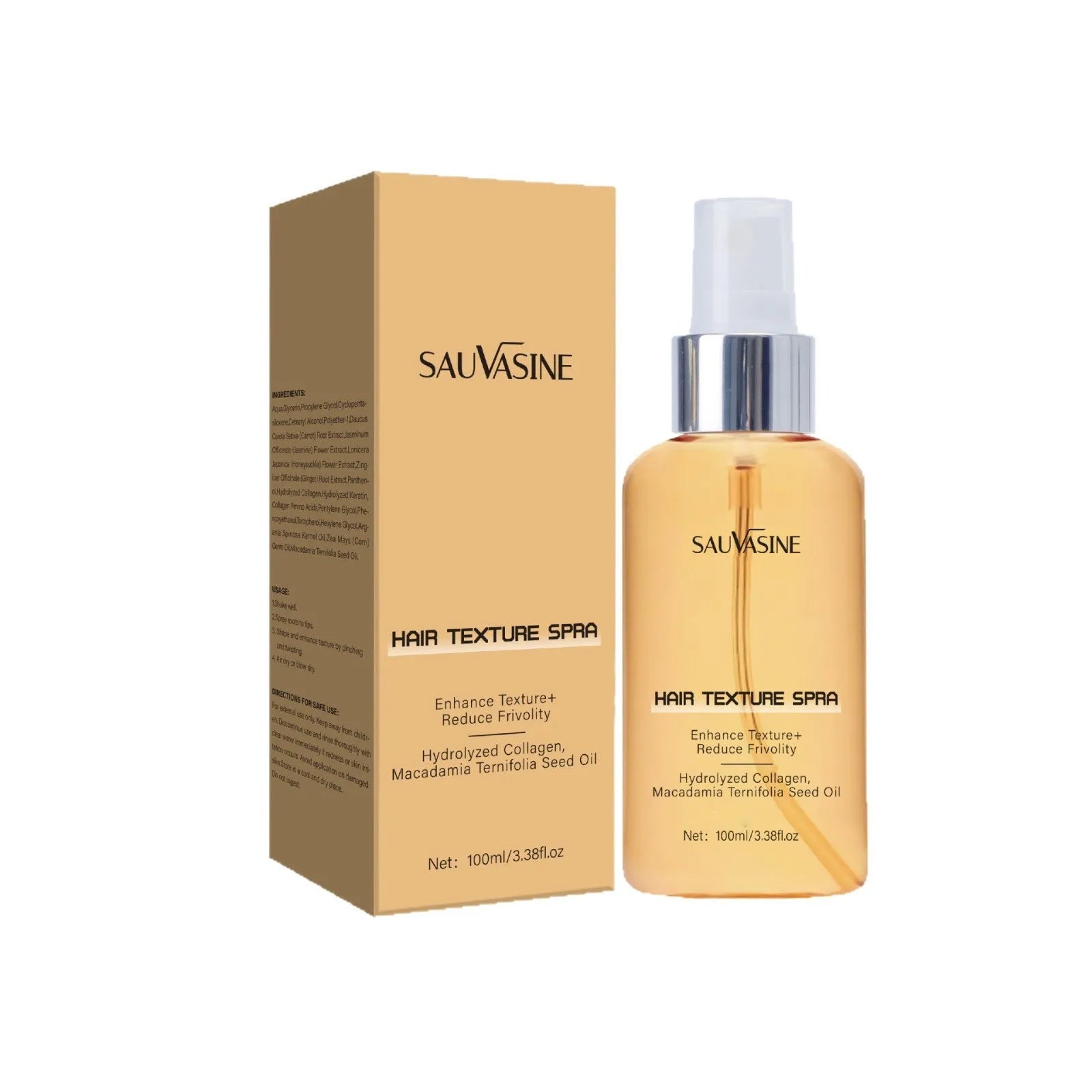 SWX-248 hair care spray bottle for reducing frizz and moisturising scalp, 100ml.