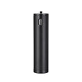 Black aluminium alloy power bank with a carry handle, showing its 12.5cm length.