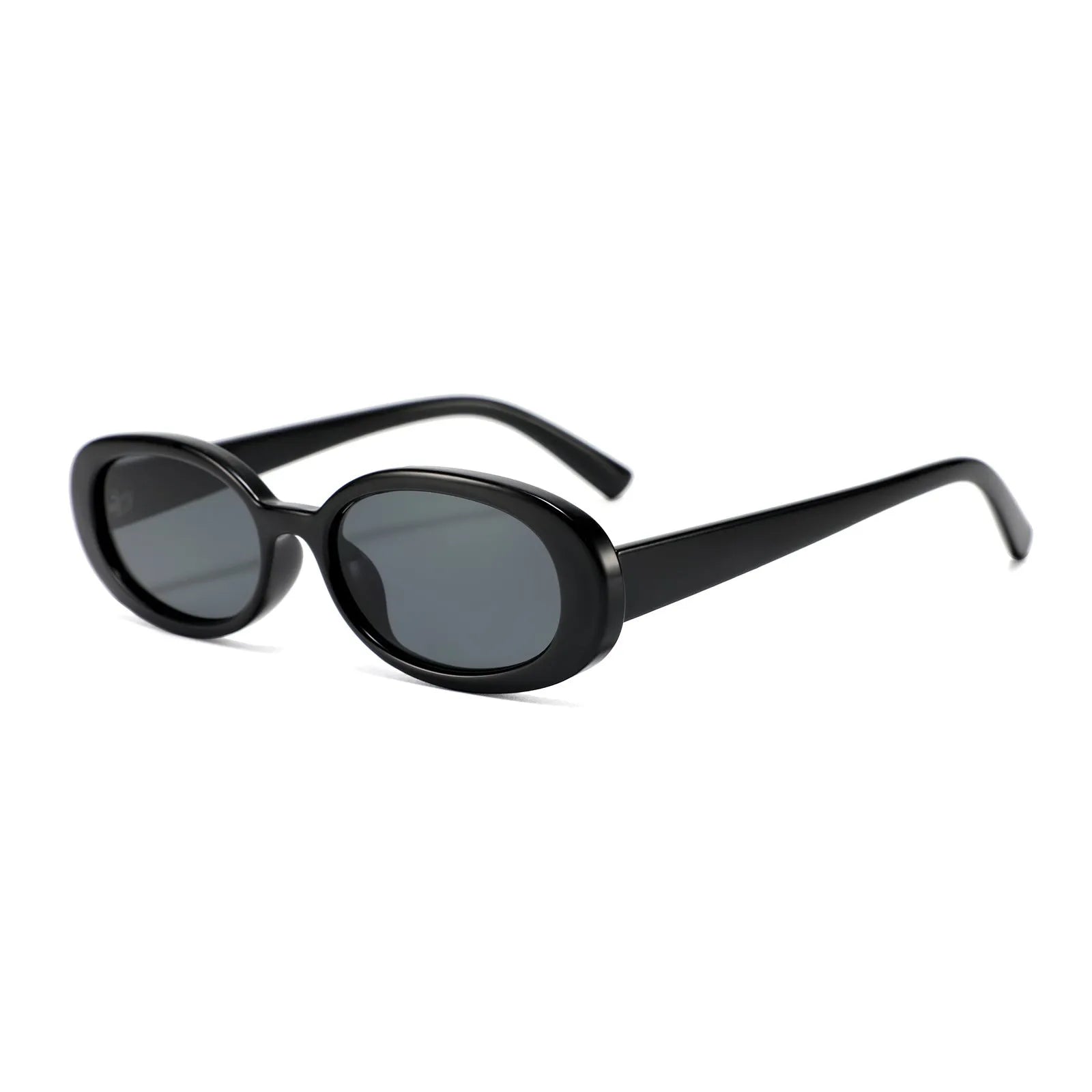 European American style small frame oval sunglasses for women with PC construction