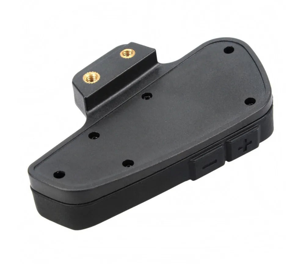 BT-S2 motorcycle Bluetooth walkie-talkie headset in black with 1000m intercom range and DSP noise cancellation