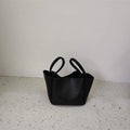 Retro portable casual crossbody women's bag in soft PU, bucket shape, 19cm length, available in seven colours.