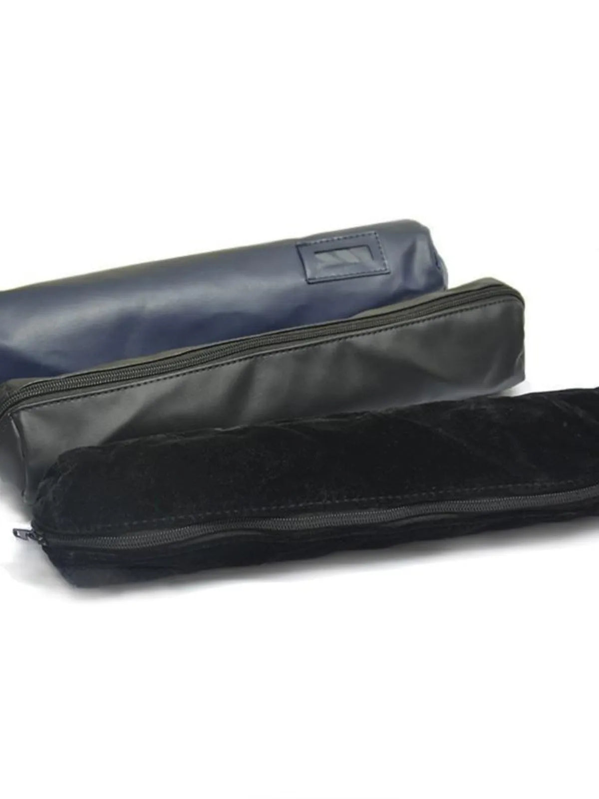 Polyester women's bracelet watch buggy bag in black velvet with black bracelet stick for dustproof storage
