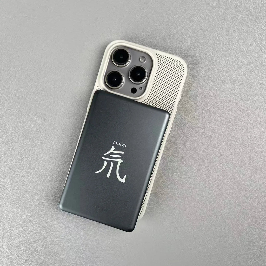 Thin frosted magnetic hard phone case for iPhone, shown in green colour.