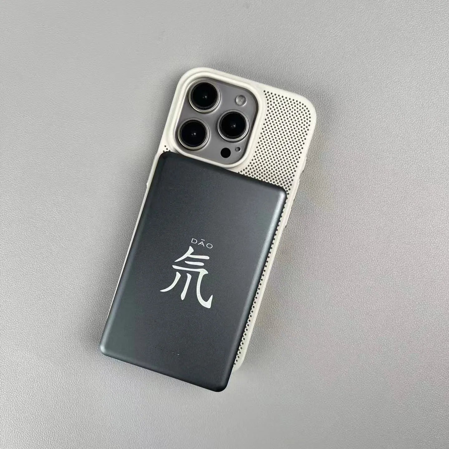 Thin frosted magnetic hard phone case for iPhone, shown in green colour.