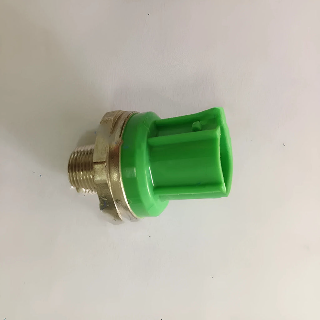Knock sensor car engine replacement part with metal and plastic green housing