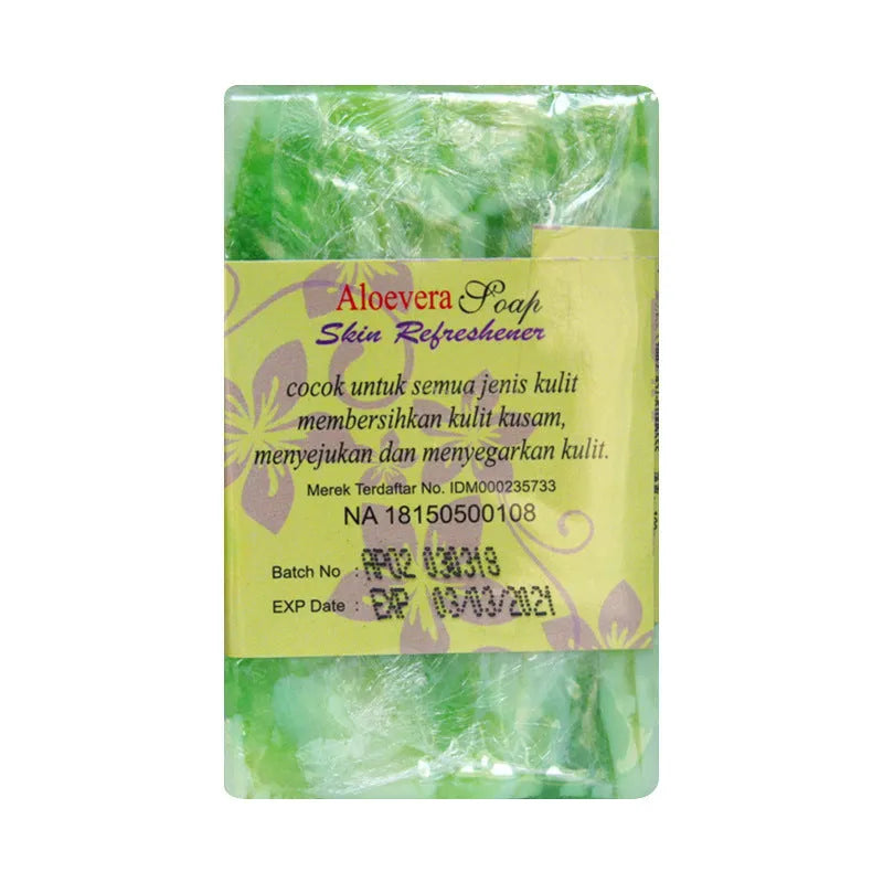 Bali Sudamara Aloe Natural Oil Handmade Soap 100g bar in Aloe colour