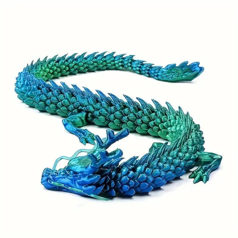30cm 3D printed plastic Chinese dragon car decoration ornament in multiple colour options