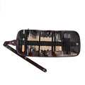 27-piece pottery clay tool set with stainless steel sculpting tools and wood plastic handles