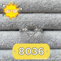 Oval denier ring with five-pointed star ornament in Korean style, copper construction with electroplating.