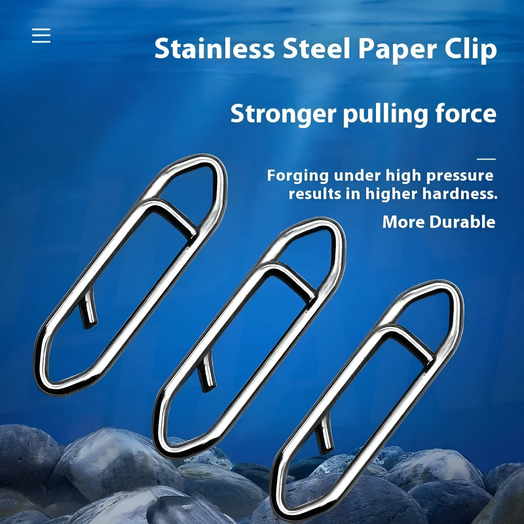 Stainless steel lure return pin quick connector bracelet in silver or black, small medium large sizes