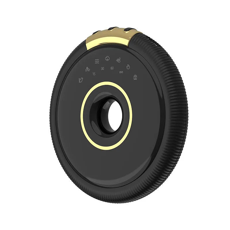 Bone conduction Bluetooth speaker mini white noise machine in white, black, or pink finish, 80mm square