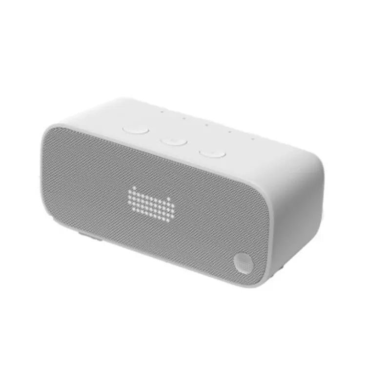 AI intelligent WiFi speaker in plastic bookshelf enclosure with front-firing speakers