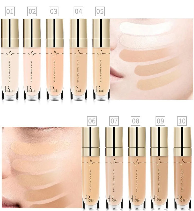 PUDAIER liquid concealer in 5ml tube, 22 colours available, fine texture face makeup