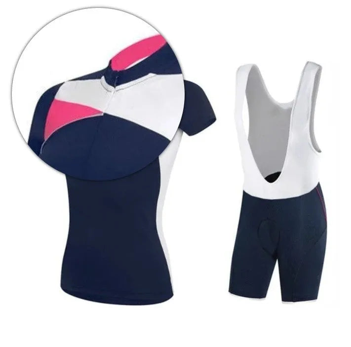 Arc men's breathable cycling kit with short sleeve jersey and shorts in multi-coloured design on a white background.