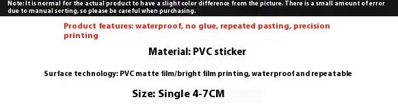 Pack of 50 sheets of cute candy-themed waterproof decorative stickers for crafts.