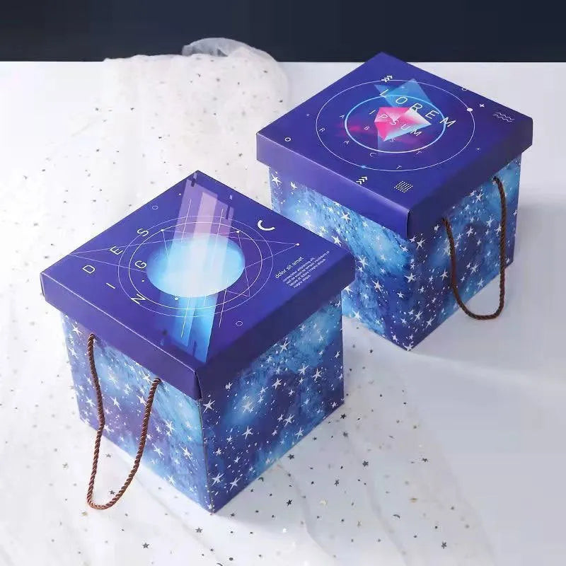 Glass planet night light in Blue Planet and Earth Planet colours, 120mm and 150mm, USB bedside decoration