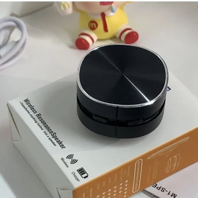 Bone conduction wireless speaker USB 5W black with voice prompt function