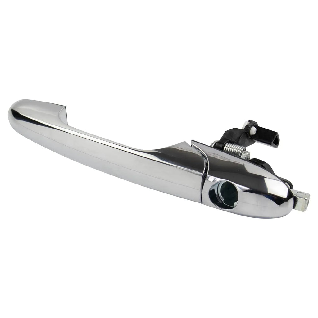Replacement car door handle for Fiat 500, showing its size and shape.