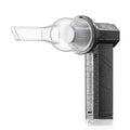 Iron grey cordless turbo fan air duster handheld unit with USB-C charging port.
