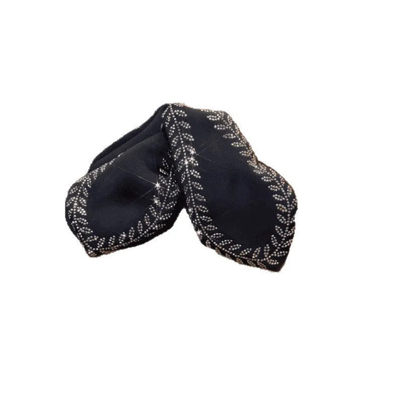 Wheat rhinestone grip shark clip hair accessory for women, single barrettes hair clip