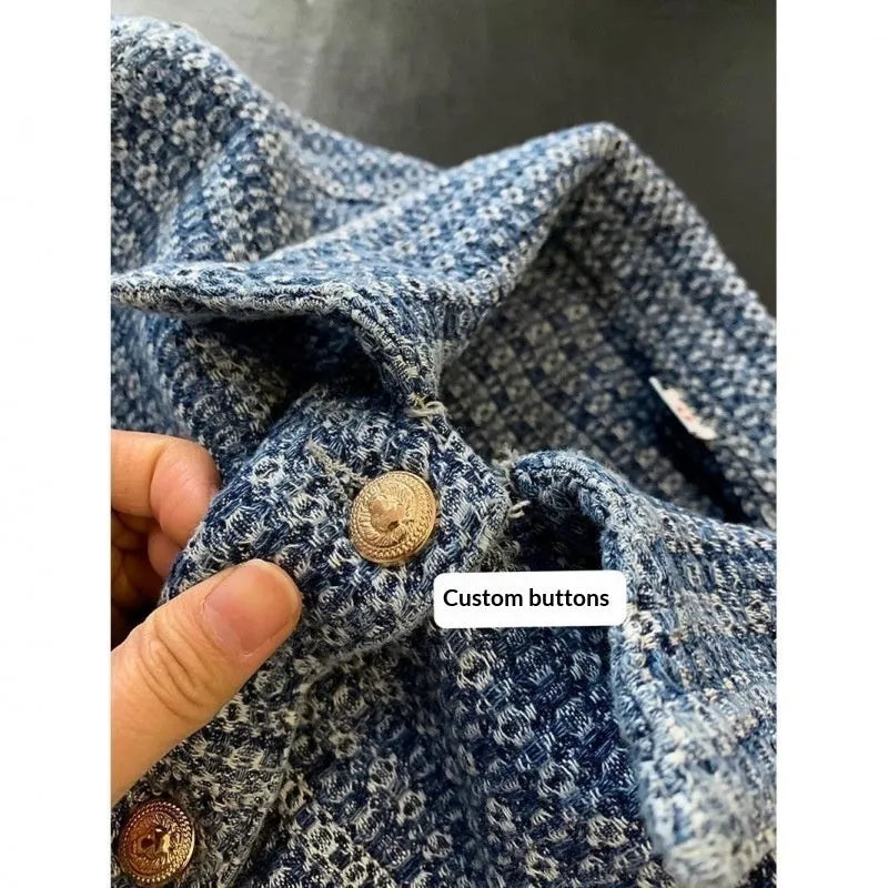 Women's long-sleeve denim jacket in picture colour, cotton main fabric, regular sleeve, sizes S to XL