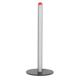 Modern simple vertical aluminium alloy floor lamp in three height sizes on a plain background.