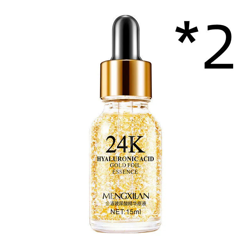 24K Golden Face Moisturizing Cream 30ml jar with yellow gold formula for lifting firming and brightening skin