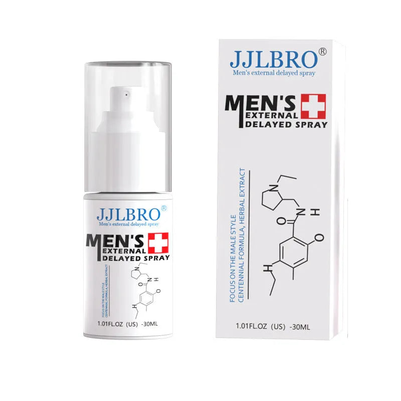JJLBRO white delayed spray bottle 30ml plant extract intimacy enhancement product